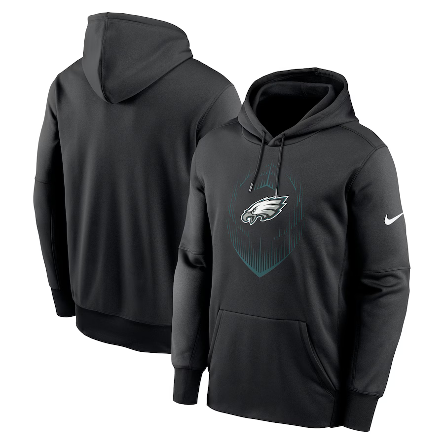 Men Philadelphia Eagles black style #2 2024 Nike NFL Hoodie->detroit lions->NFL Jersey